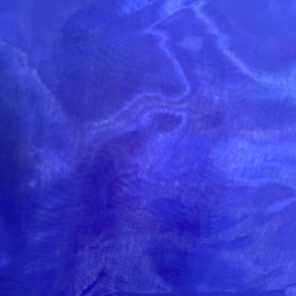 2 for $12 💖 H&M Divided Fairycore Bright Blue Shiny Mini Skirt Size 4 - Picture 5 of 5